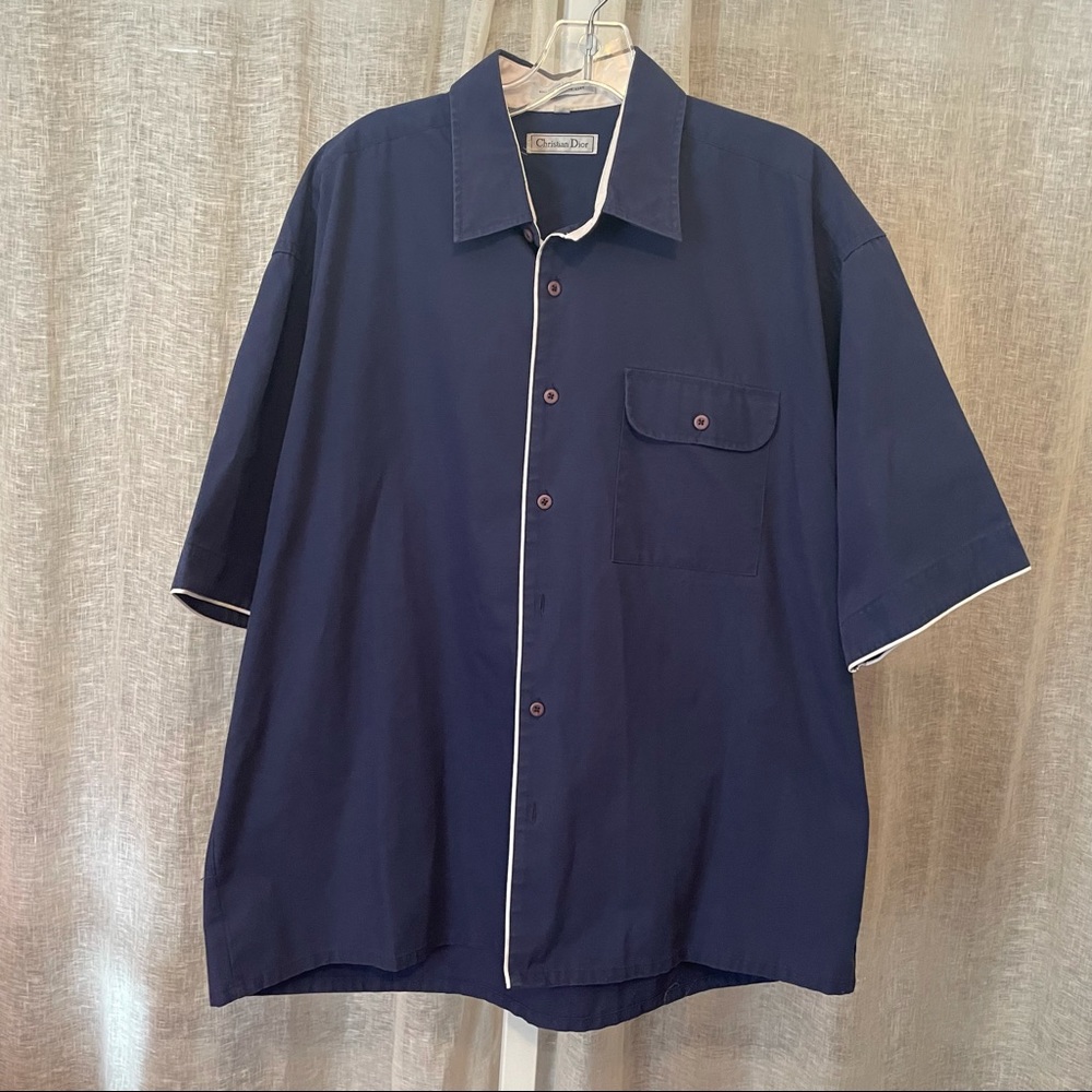 Christian Dior blue shirt